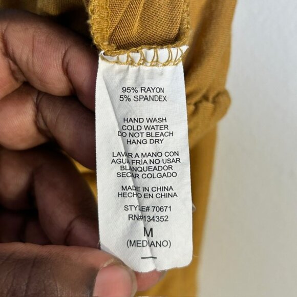 Gold Medium Bell Sleeve Top - Picture 4 of 4